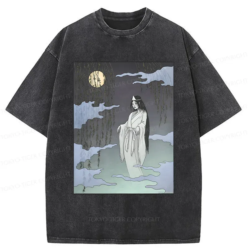 Tokyo-Tiger Japanese Ghost Washed T-Shirt
