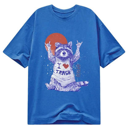 Tokyo-Tiger I love Trash Classic T-Shirt