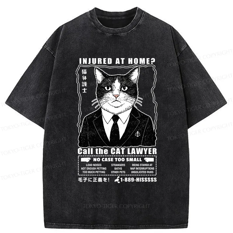 Tokyo-Tiger Get Justice Fur Real Washed T-Shirt