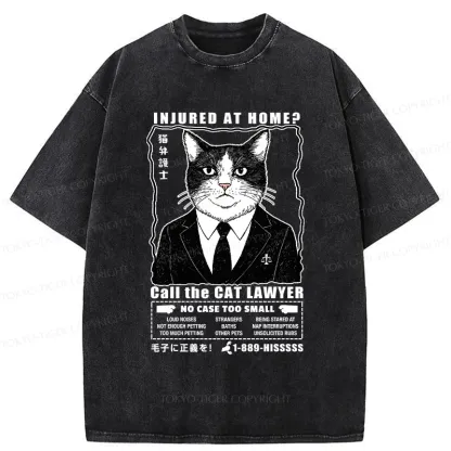 Tokyo-Tiger Get Justice Fur Real Washed T-Shirt