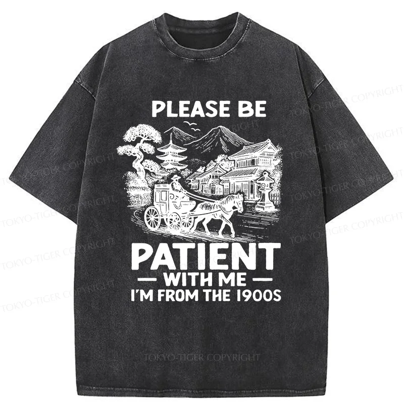 Tokyo-Tiger People From The 90s Washed T-Shirt