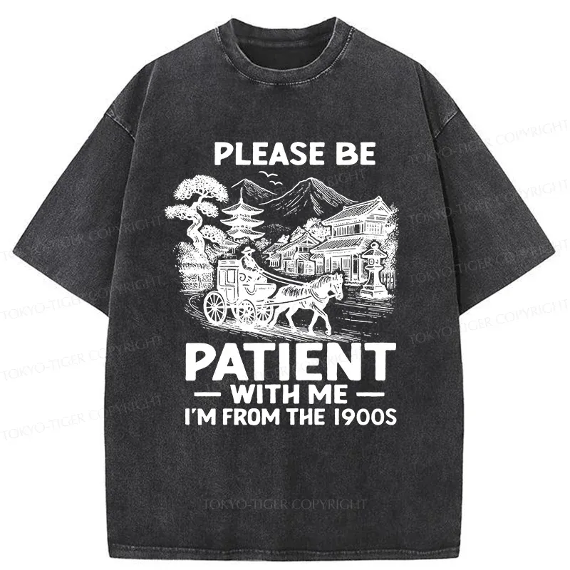 Tokyo-Tiger People From The 90s Washed T-Shirt