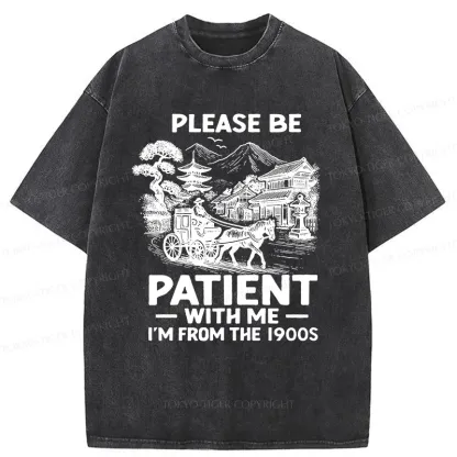 Tokyo-Tiger People From The 90s Washed T-Shirt