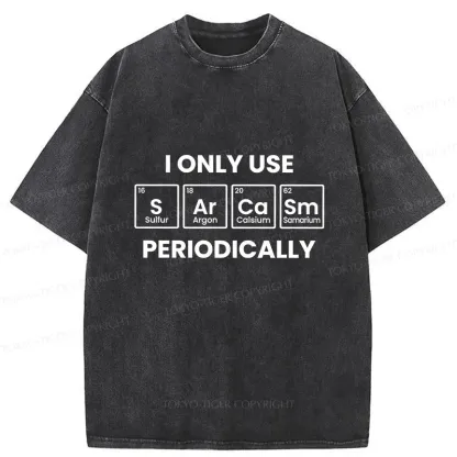 Tokyo-Tiger Interesting Chemical Elements Washed T-Shirt