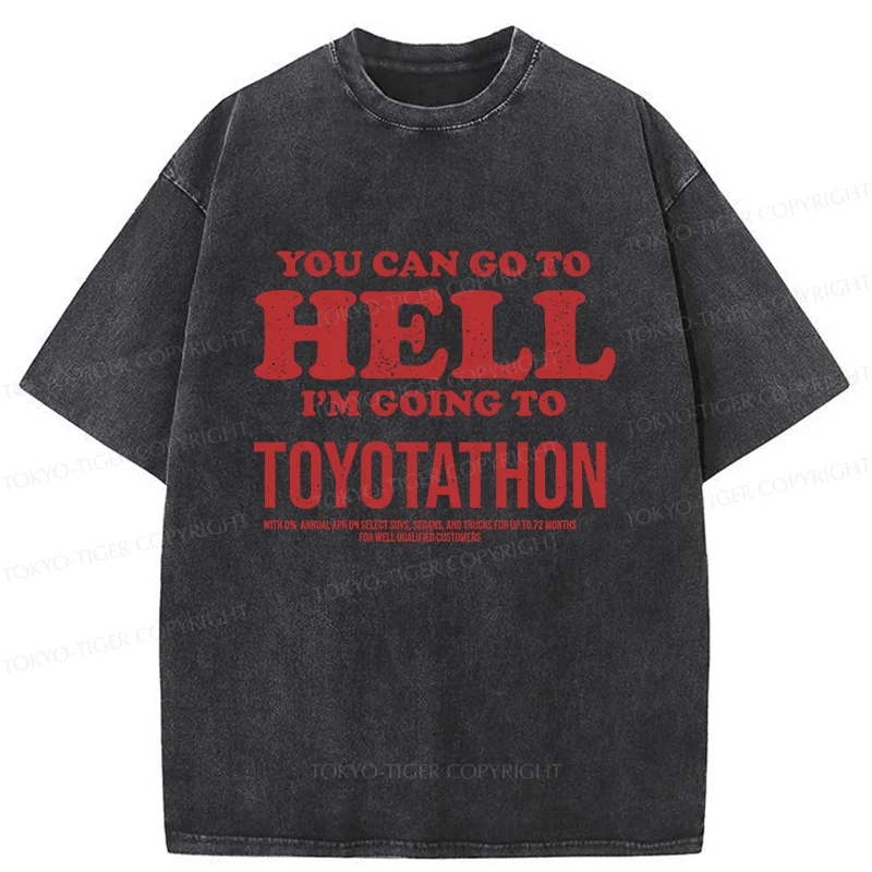 Tokyo-Tiger Interesting Activities Washed T-Shirt