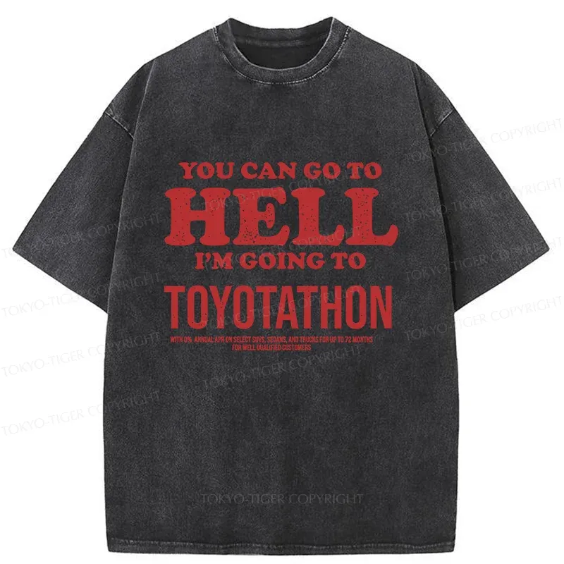 Tokyo-Tiger Interesting Activities Washed T-Shirt