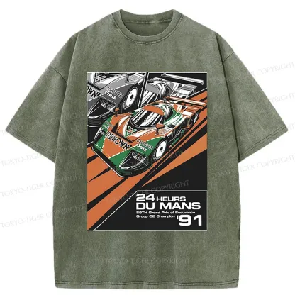 Tokyo-Tiger Cool Racing Washed T-Shirt