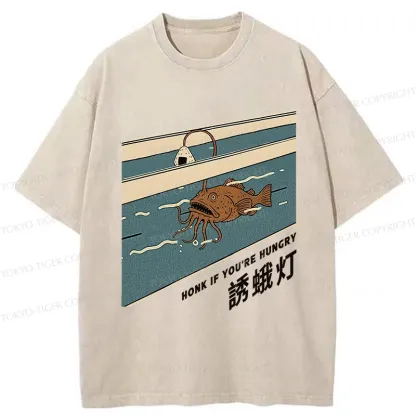 Tokyo-Tiger Moth-attracting Lamp Washed T-Shirt