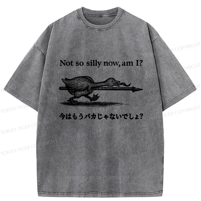 Tokyo-Tiger I'm Not So Silly Now Washed T-Shirt