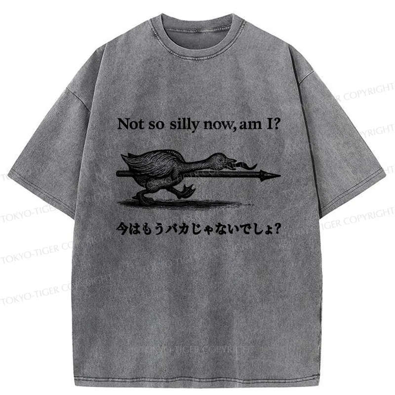 Tokyo-Tiger I'm Not So Silly Now Washed T-Shirt