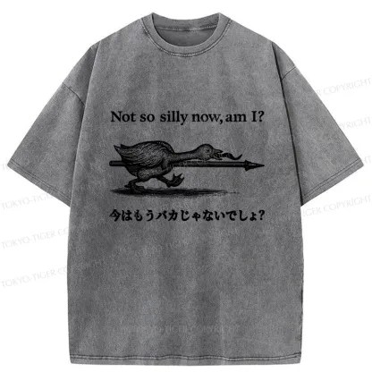 Tokyo-Tiger I'm Not So Silly Now Washed T-Shirt