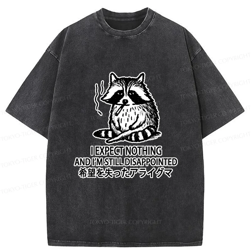 Tokyo-Tiger Lost Hope Raccoon Washed T-Shirt