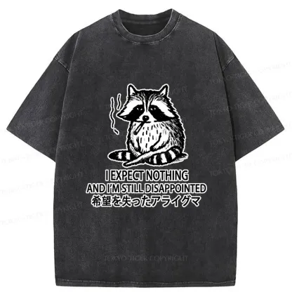 Tokyo-Tiger Lost Hope Raccoon Washed T-Shirt