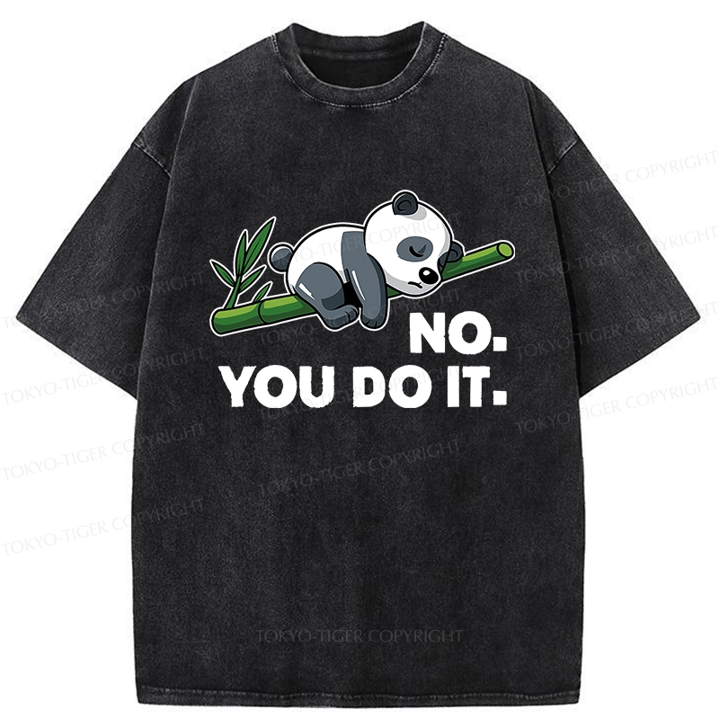 Tokyo-Tiger No You Do It Funny Panda Washed T-Shirt