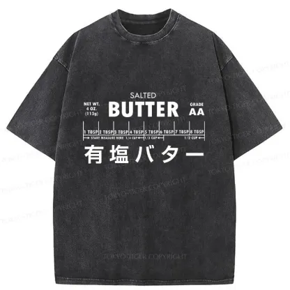Tokyo-Tiger Funny Butter Washed T-Shirt