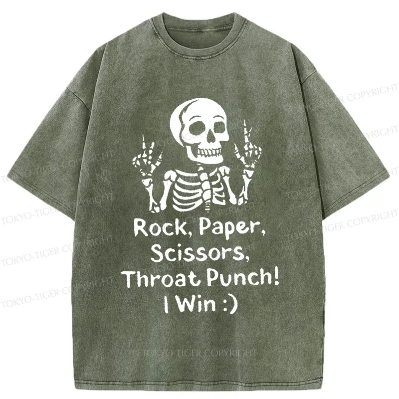 Tokyo-Tiger Winning Skeleton Washed T-Shirt