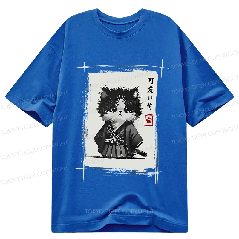 Tokyo-Tiger Kitten Samurai Classic T-Shirt