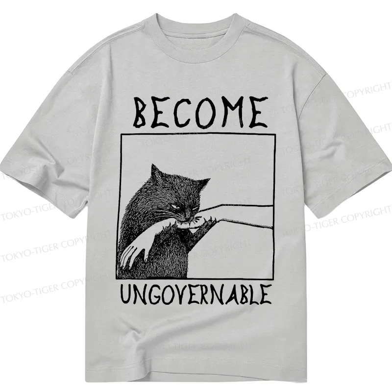 Tokyo-Tiger Cat Biting Arm Classic T-Shirt