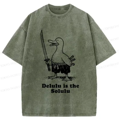 Tokyo-Tiger Samurai Goose Washed T-Shirt