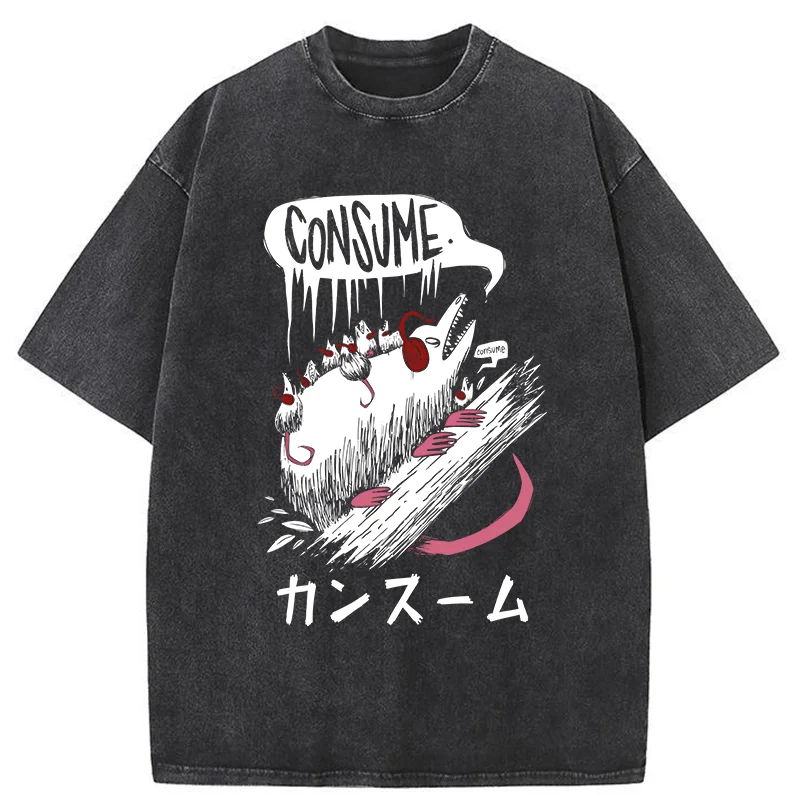 Tokyo-Tiger Consume Possum Japan Washed T-Shirt