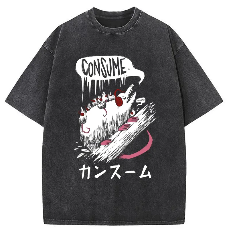 Tokyo-Tiger Consume Possum Japan Washed T-Shirt