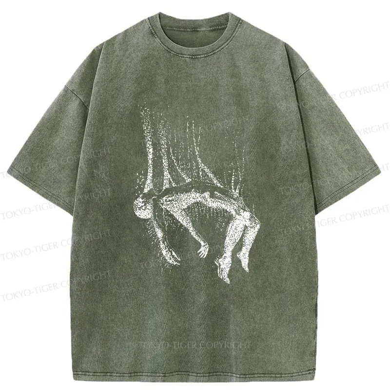 Tokyo-Tiger Lost And Wandering Soul Washed T-Shirt