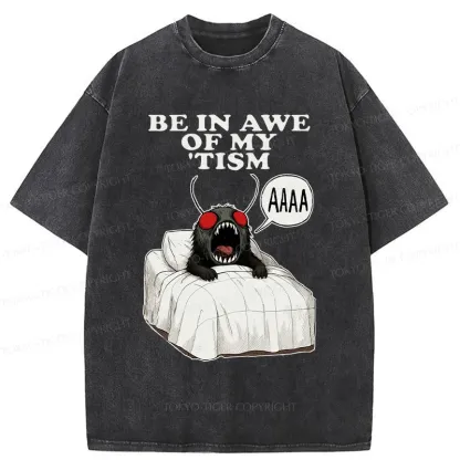 Tokyo-Tiger Mothman Wakes Up Washed T-Shirt