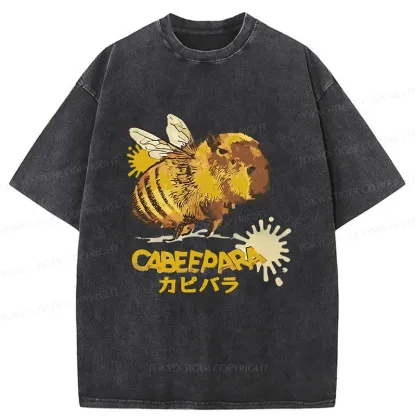 Tokyo-Tiger Cabeepara Washed T-Shirt