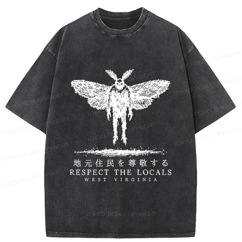 Tokyo-Tiger Mothman Saga Washed T-Shirt