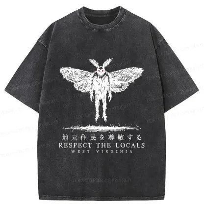 Tokyo-Tiger Mothman Saga Washed T-Shirt