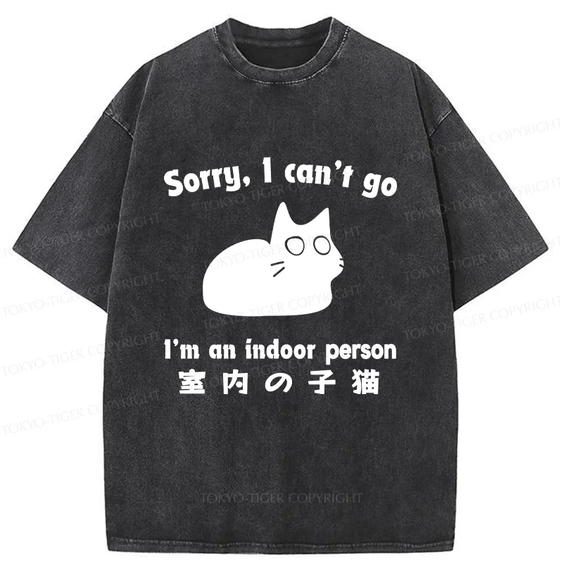 Tokyo-Tiger Indoor Kitten Japan Washed T-Shirt