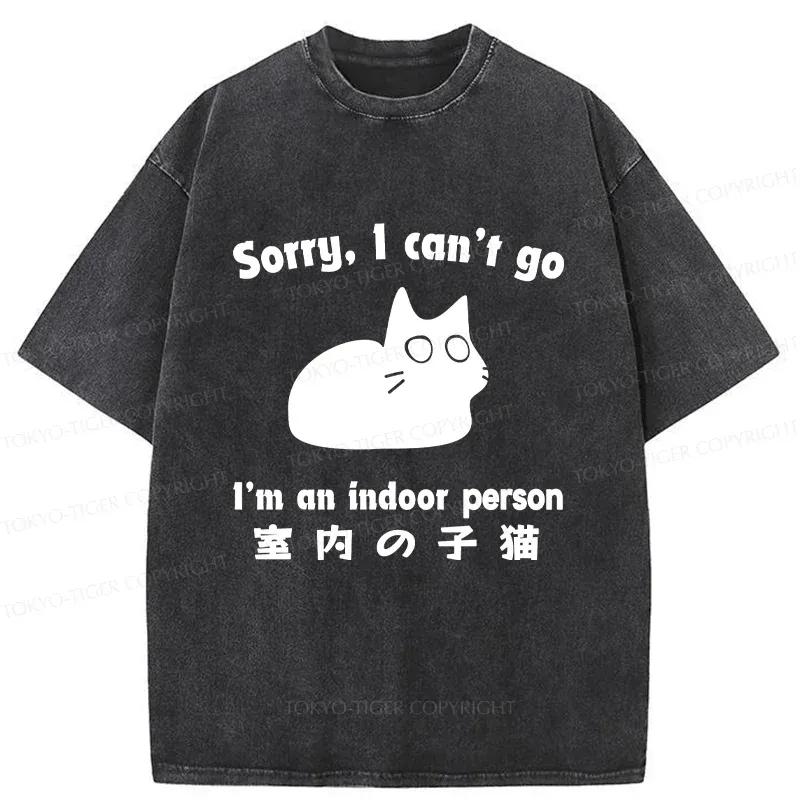 Tokyo-Tiger Indoor Kitten Japan Washed T-Shirt
