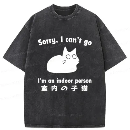 Tokyo-Tiger Indoor Kitten Japan Washed T-Shirt