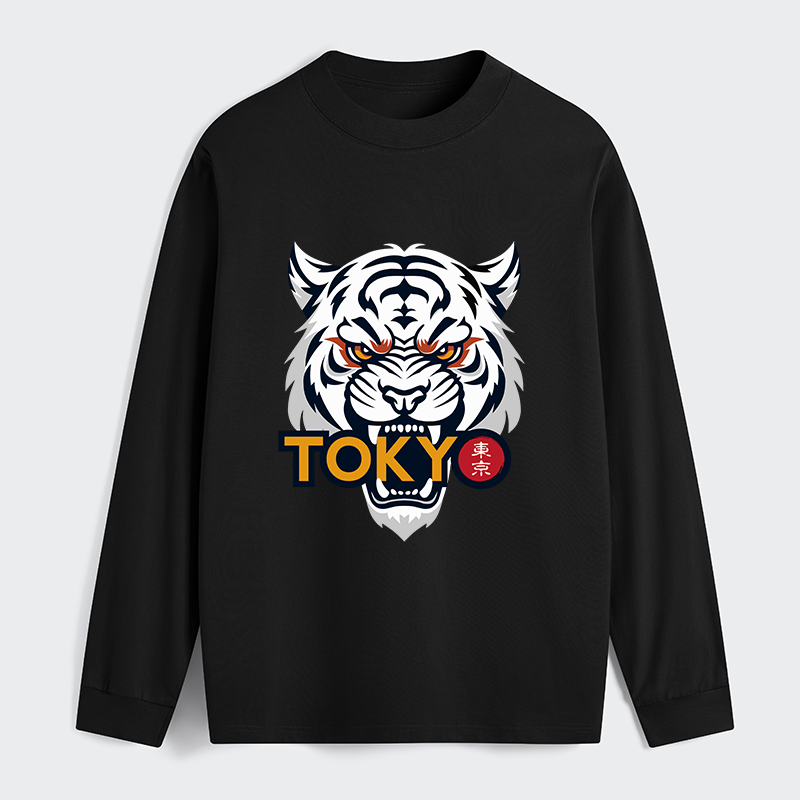 Tokyo-Tiger Logo Classic Long Sleeve T-Shirt