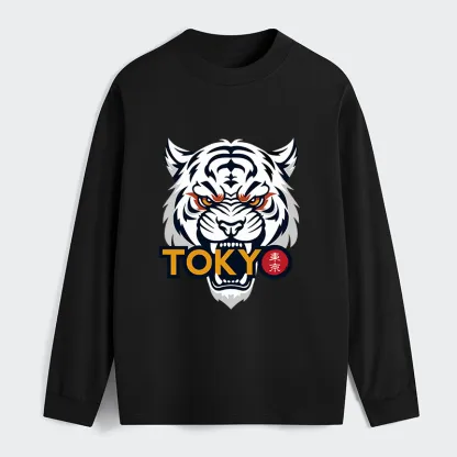 Tokyo-Tiger Logo Classic Long Sleeve T-Shirt