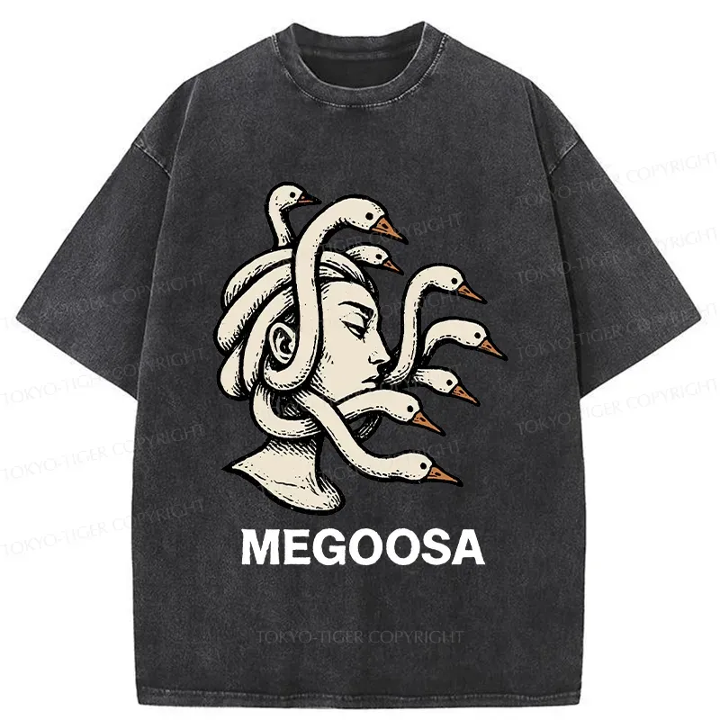 Tokyo-Tiger Legendary Goose Washed T-Shirt Sale
