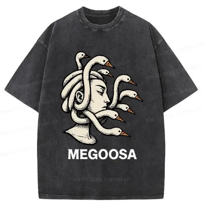 Tokyo-Tiger Legendary Goose Washed T-Shirt
