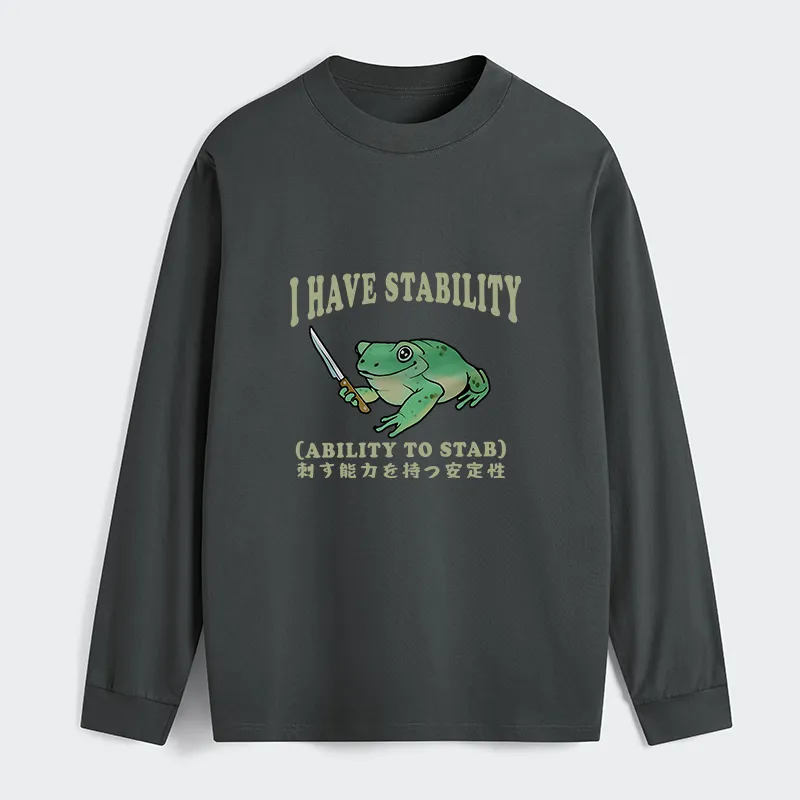 Tokyo-Tiger Mentally Stable Assassin Frog Classic Long Sleeve T-Shirt