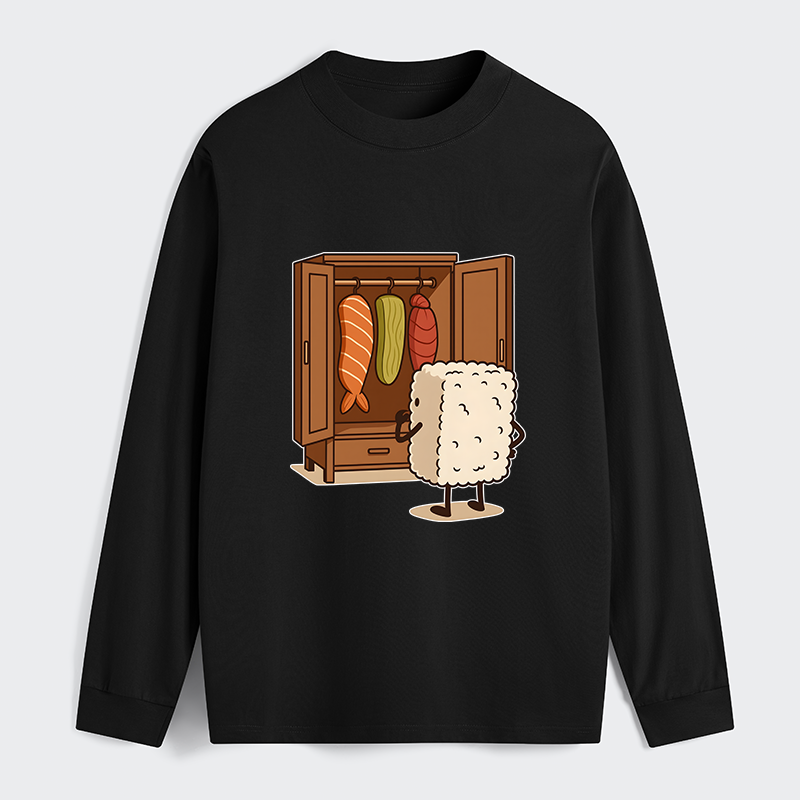 Tokyo-Tiger Sushi Pick Out Clothes Classic Long Sleeve T-Shirt