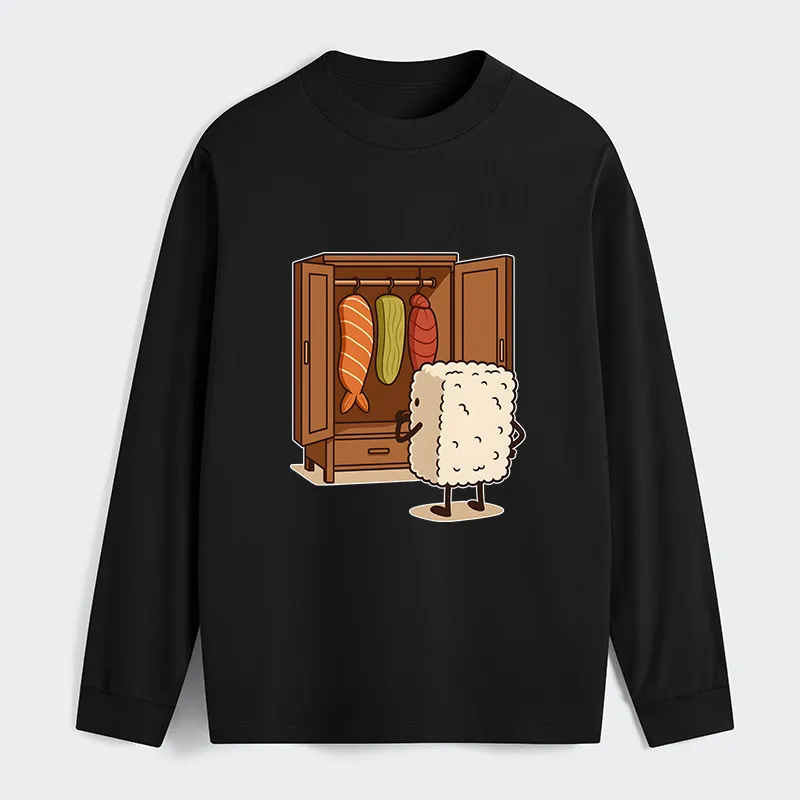 Tokyo-Tiger Sushi Pick Out Clothes Classic Long Sleeve T-Shirt