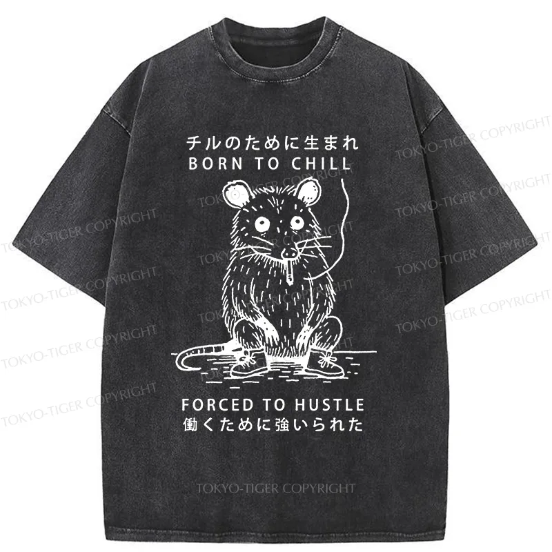 Tokyo-Tiger Busy Possum Washed T-Shirt