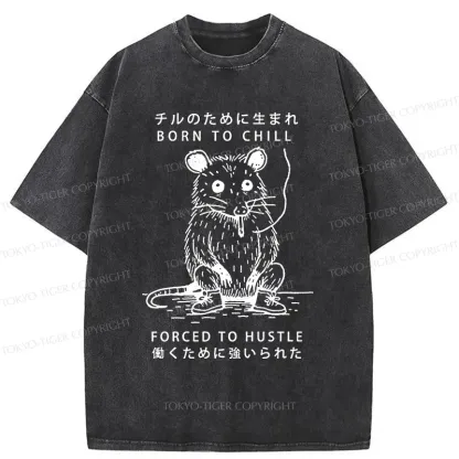 Tokyo-Tiger Busy Possum Washed T-Shirt