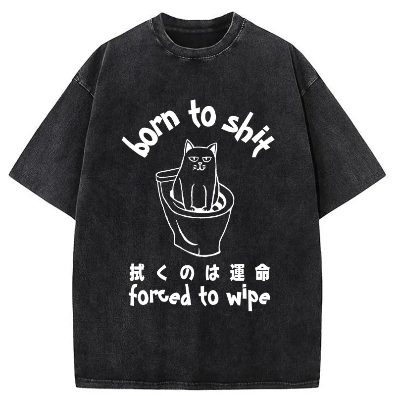 Tokyo-Tiger Forced To Wipe Washed T-Shirt