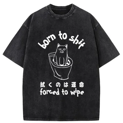 Tokyo-Tiger Forced To Wipe Washed T-Shirt