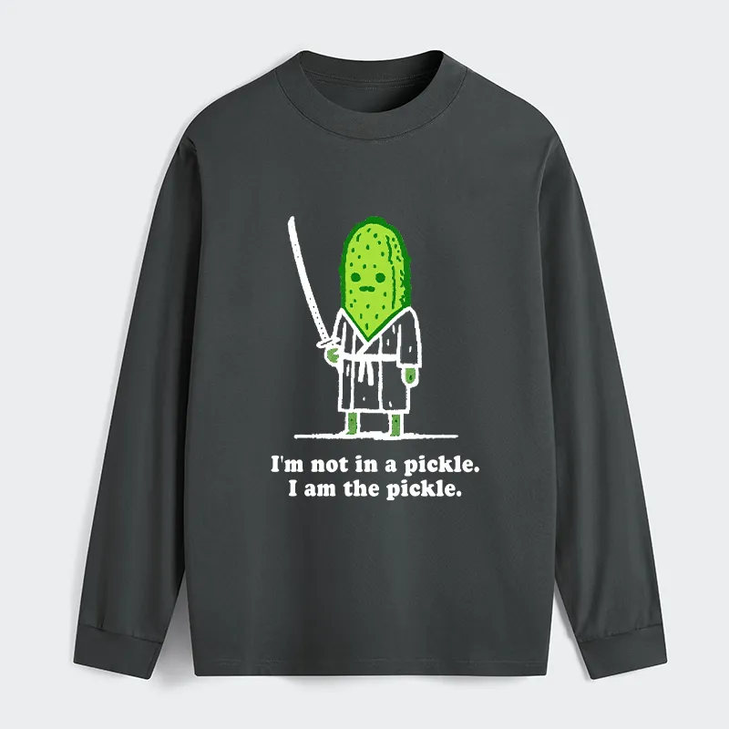 Tokyo-Tiger Funny Cucumber Samurai Classic Long Sleeve T-Shirt