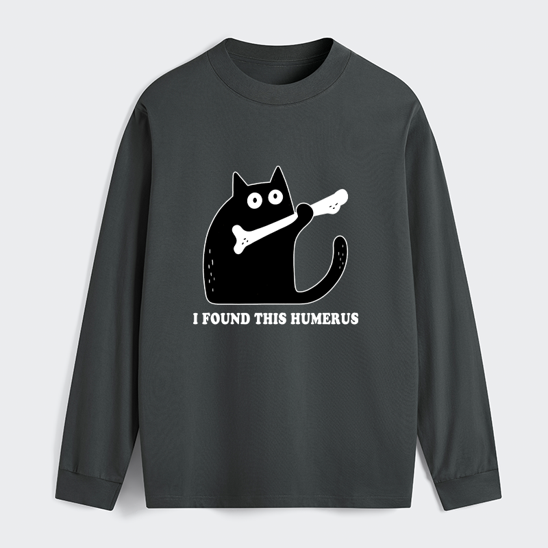 Tokyo-Tiger Cat Found This Humerus Classic Long Sleeve T-Shirt