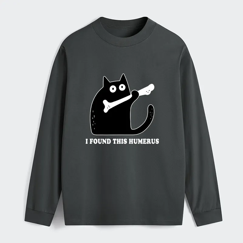 Tokyo-Tiger Cat Found This Humerus Classic Long Sleeve T-Shirt