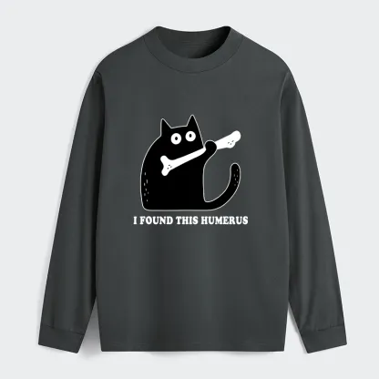 Tokyo-Tiger Cat Found This Humerus Classic Long Sleeve T-Shirt