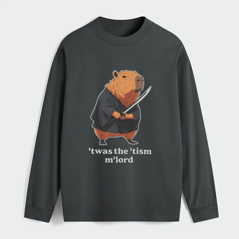 Tokyo-Tiger Focused Samurai Capybara Classic Long Sleeve T-Shirt