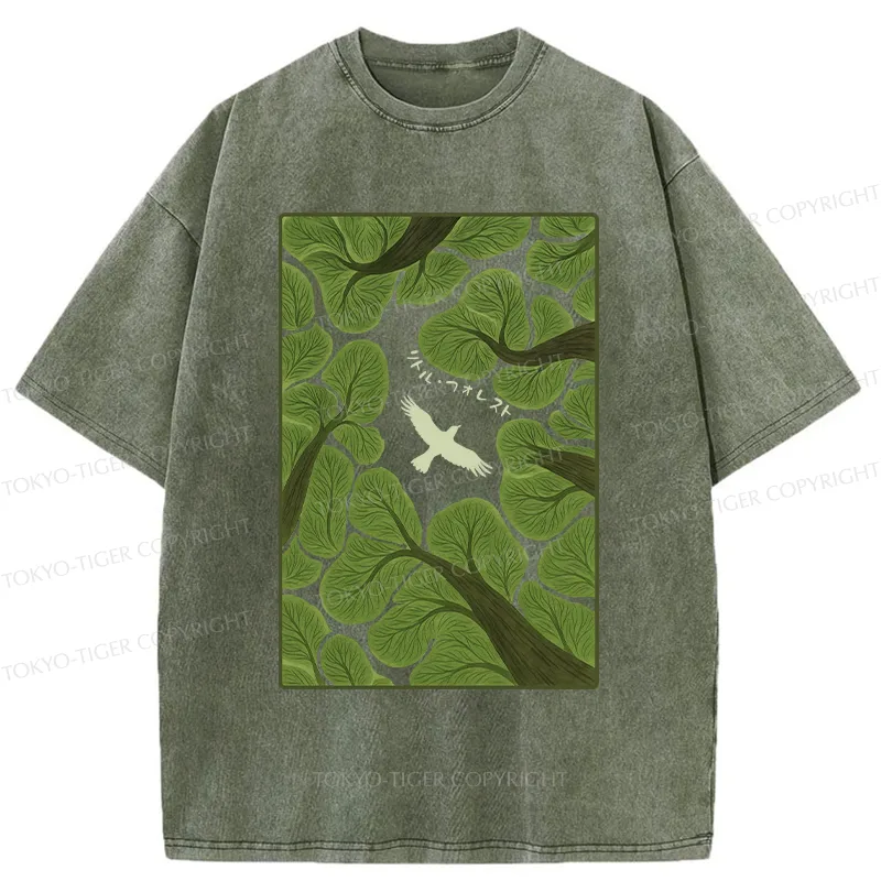 Tokyo-Tiger Free Bird Washed T-Shirt